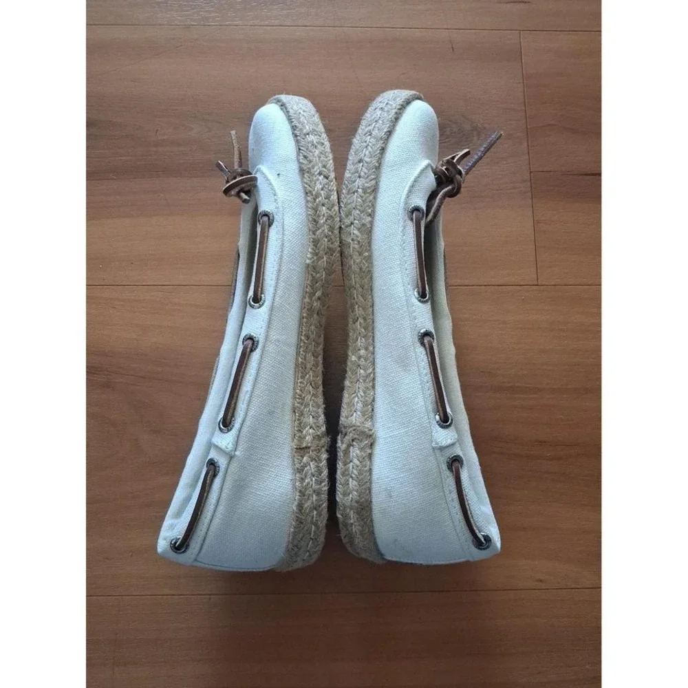 Womens Sperry Canvas Boat‎ Slip On Shoes